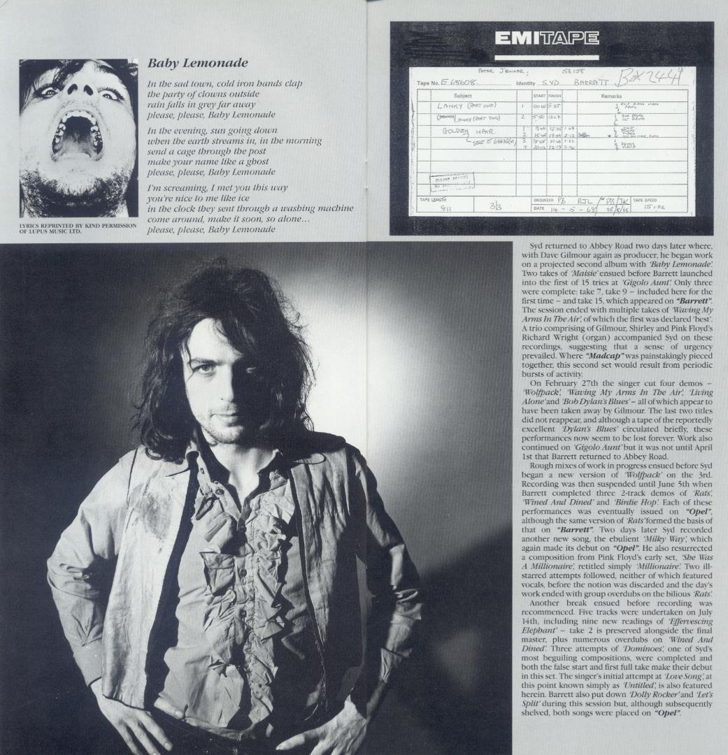 シド・バレット CRAZY DIAMOND UK盤 3CD BOXSET