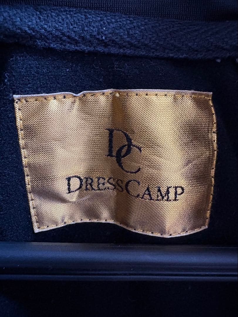DRESS CAMP ブラック ジップアップジャケット セットアップ