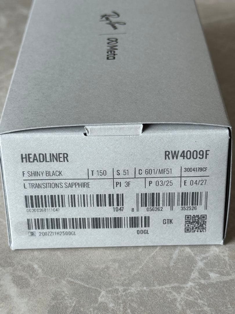 小物 Ray-Ban  HEADLINER Transitions Gen2