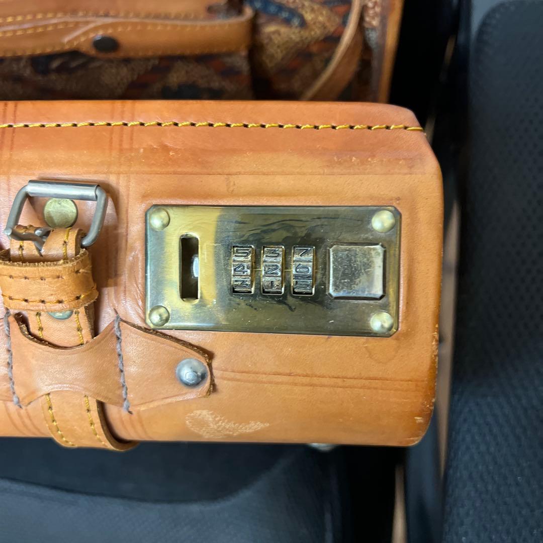 レザー　トランク　良品　ヴィンテージ