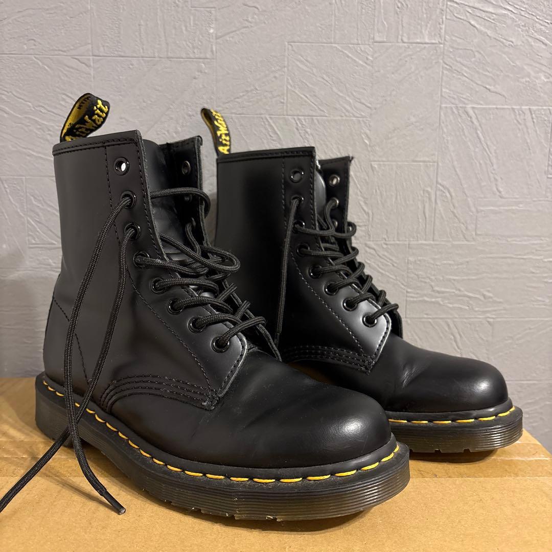 【美品】Dr. Martens 1460 8ホール UK5 24cm ブラック黒