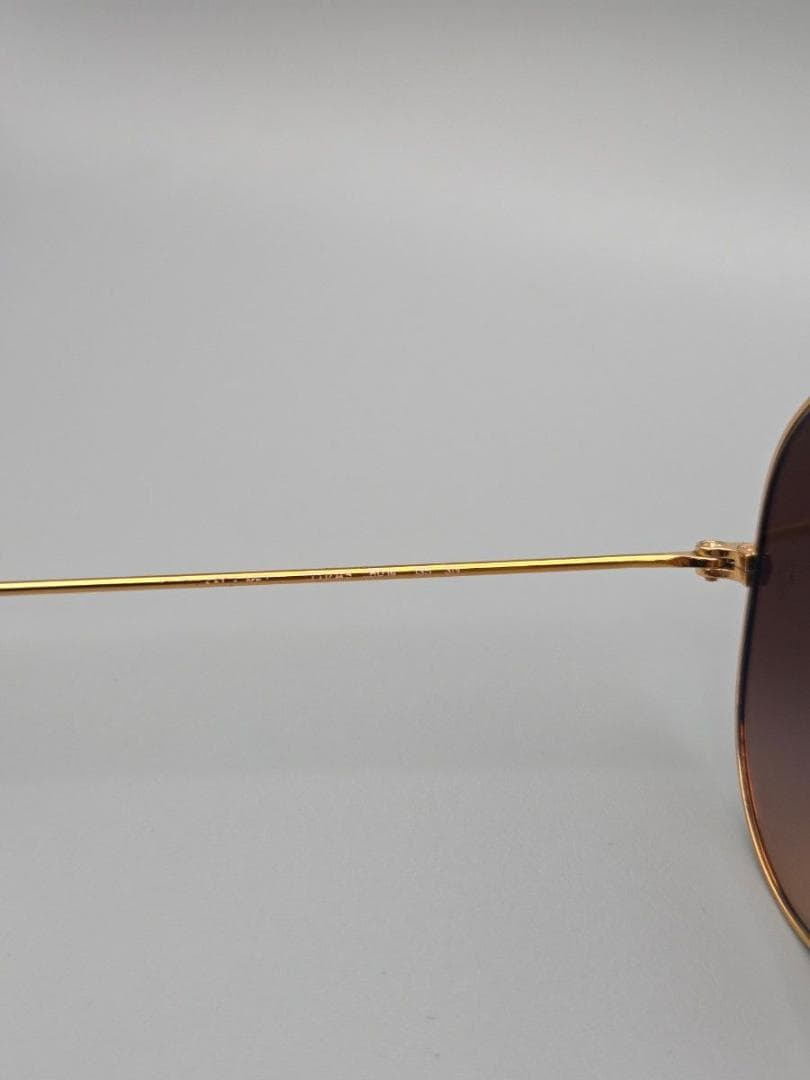 【美品】 レイバン　アビエーター　ブラウン　 58サイズ　Ray-Ban