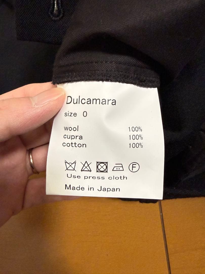 2024aw dulcamaraよそいきセットアップ ブラック