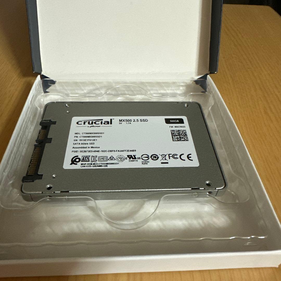 内蔵型SSD crucial mx500 2.5 ssd1 500gb