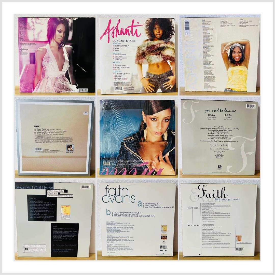 Rihanna, Ashanti, Mya, Faith Evans レコード