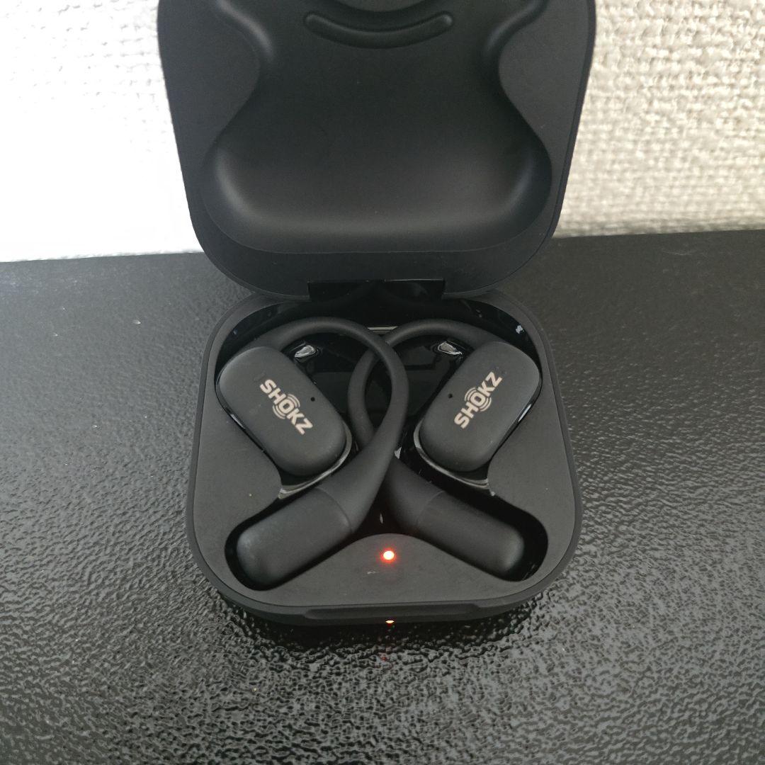 SHOKZ OPENFIT ワイヤレスイヤホン ブラック