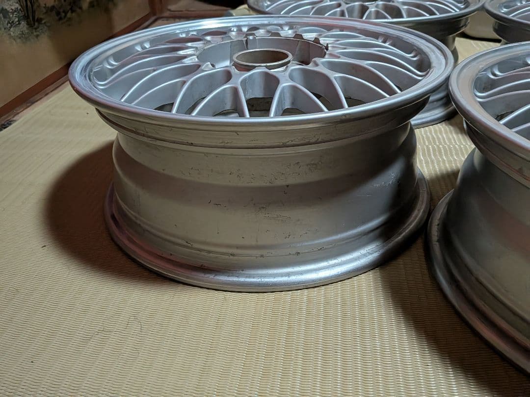 H*Y様 BBS 15インチ 6J オフセット＋45 4穴　pcd100 加工品