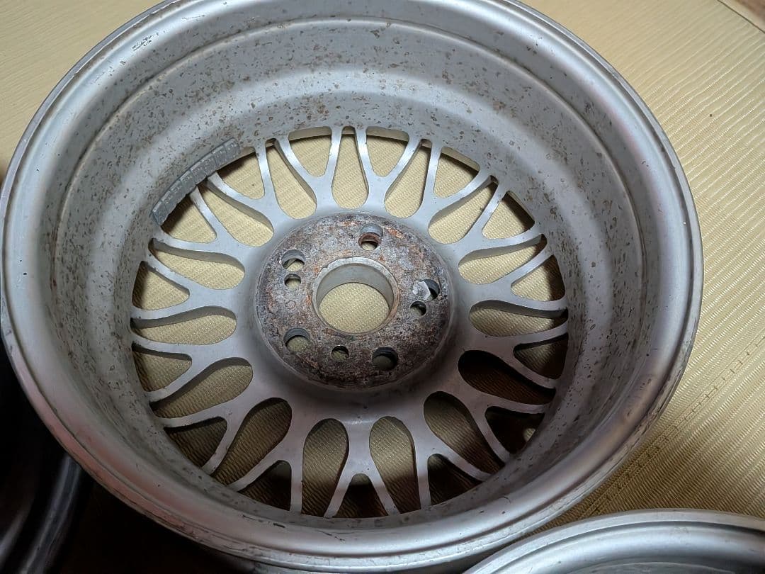 H*Y様 BBS 15インチ 6J オフセット＋45 4穴　pcd100 加工品