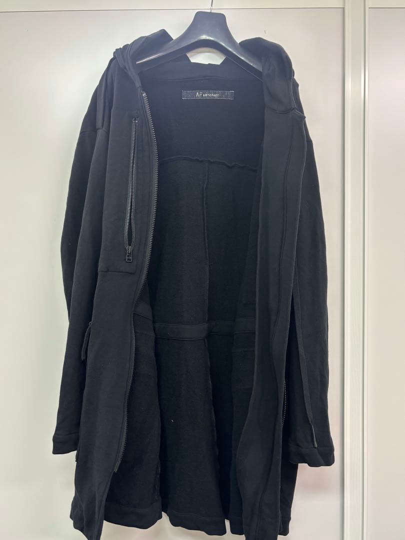 【超希少】AF ARTEFACT ニット　ブラック モッズコート