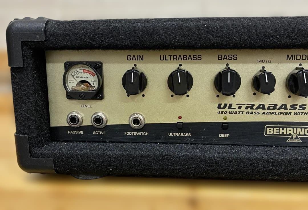 【底値：美品】Behringer BX4500H ベースアンプ 動作良好②