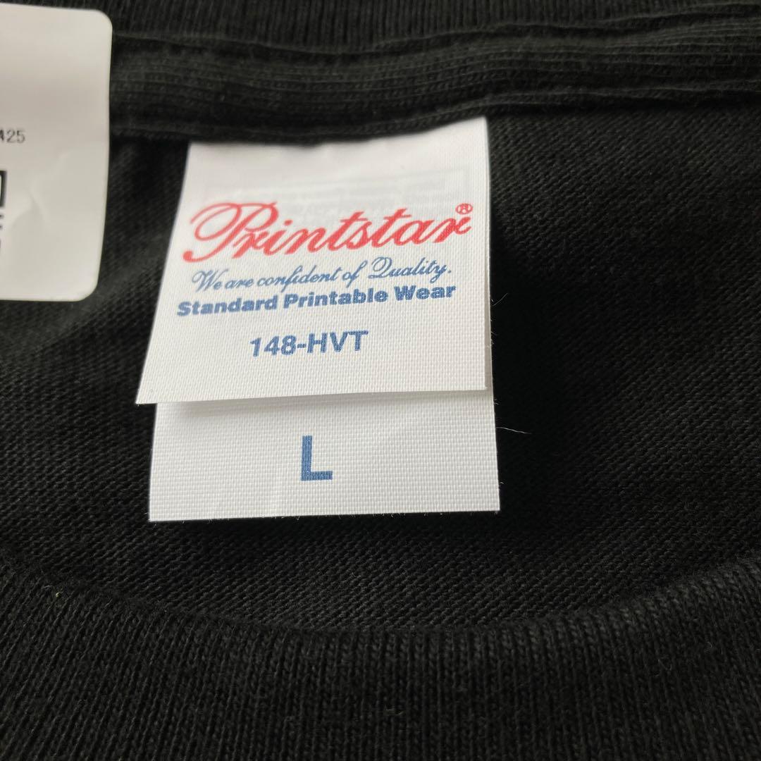ホワイト 黒 L 綿7.4oz エロTシャツ アートTシャツ 匿名発送