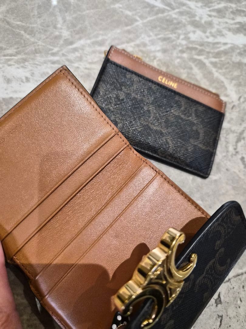 CELINE 三つ折り財布 美