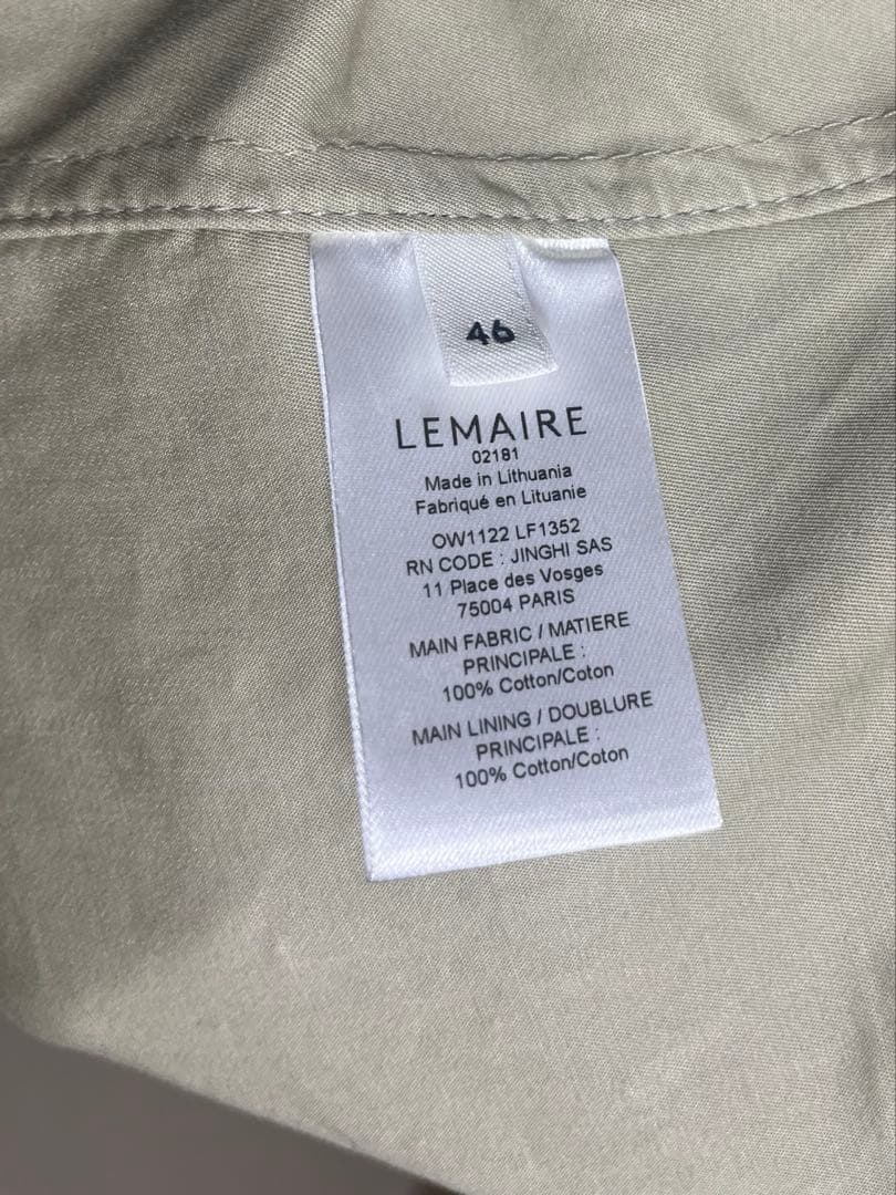 ジャケット・アウター LEMAIRE FOUR POKETS JACKET size46 25ss