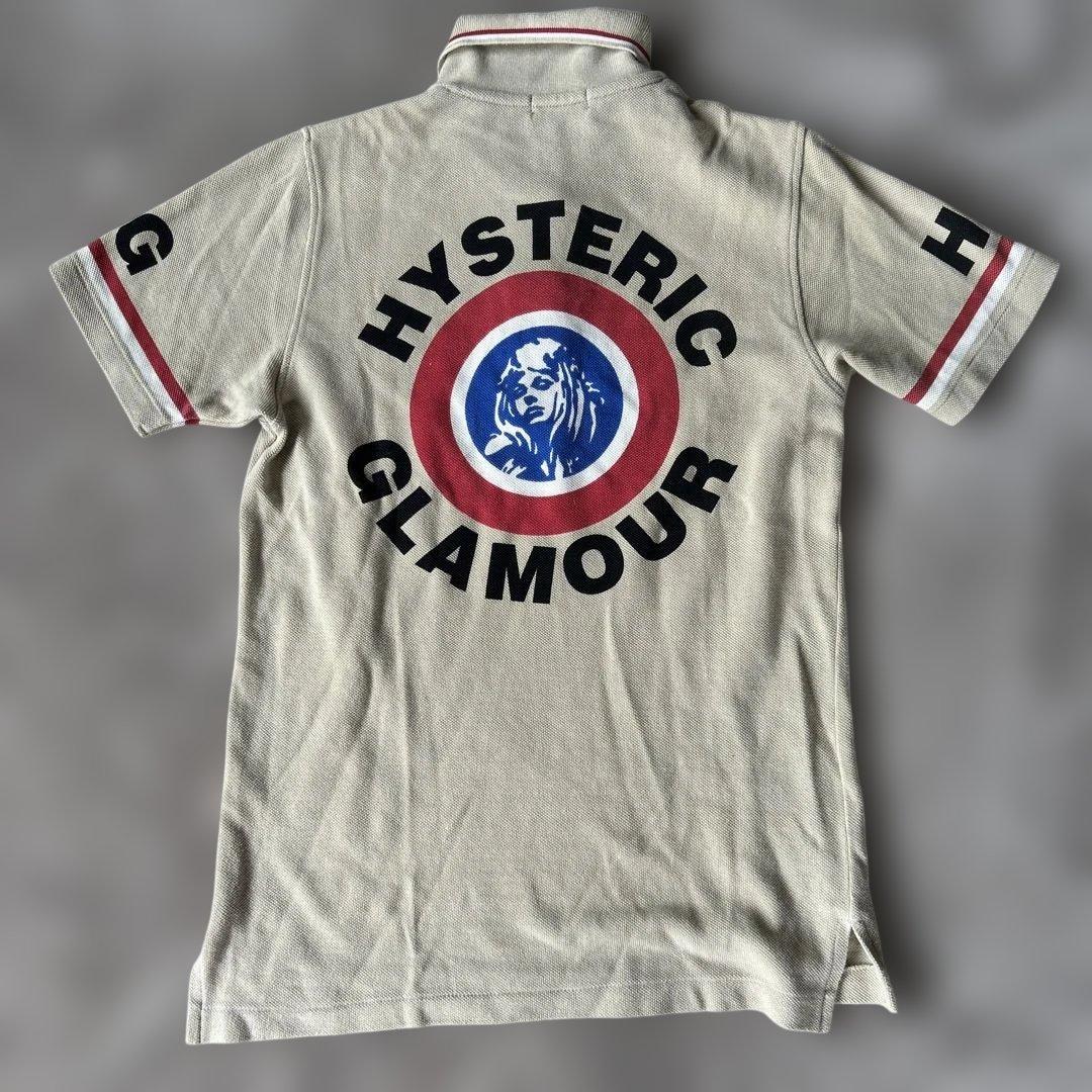HYSTERIC GLAMOUR 半袖ポロシャツ グレー