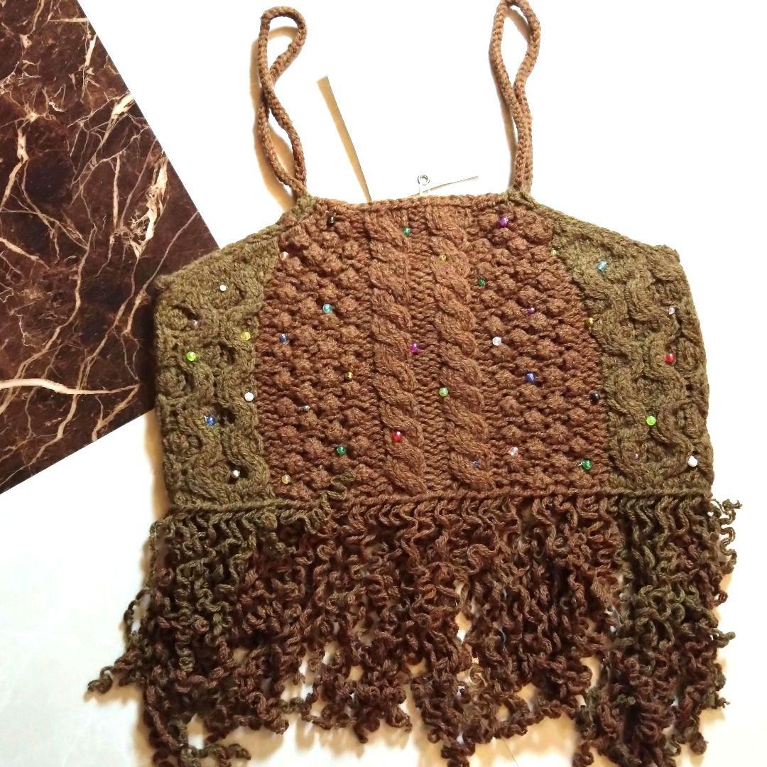 完売品 タグ付新品★leinwande　Cable Knit Camisole