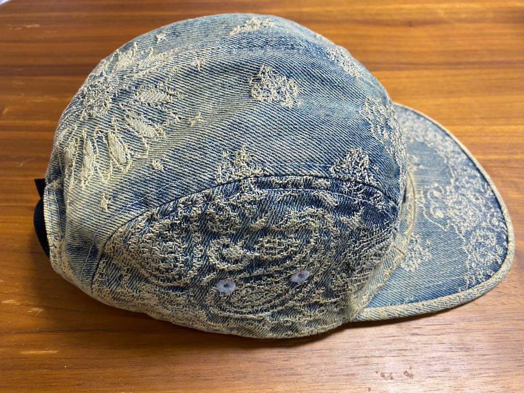 supreme Bandana Denim キャップ ペイズリー デニム