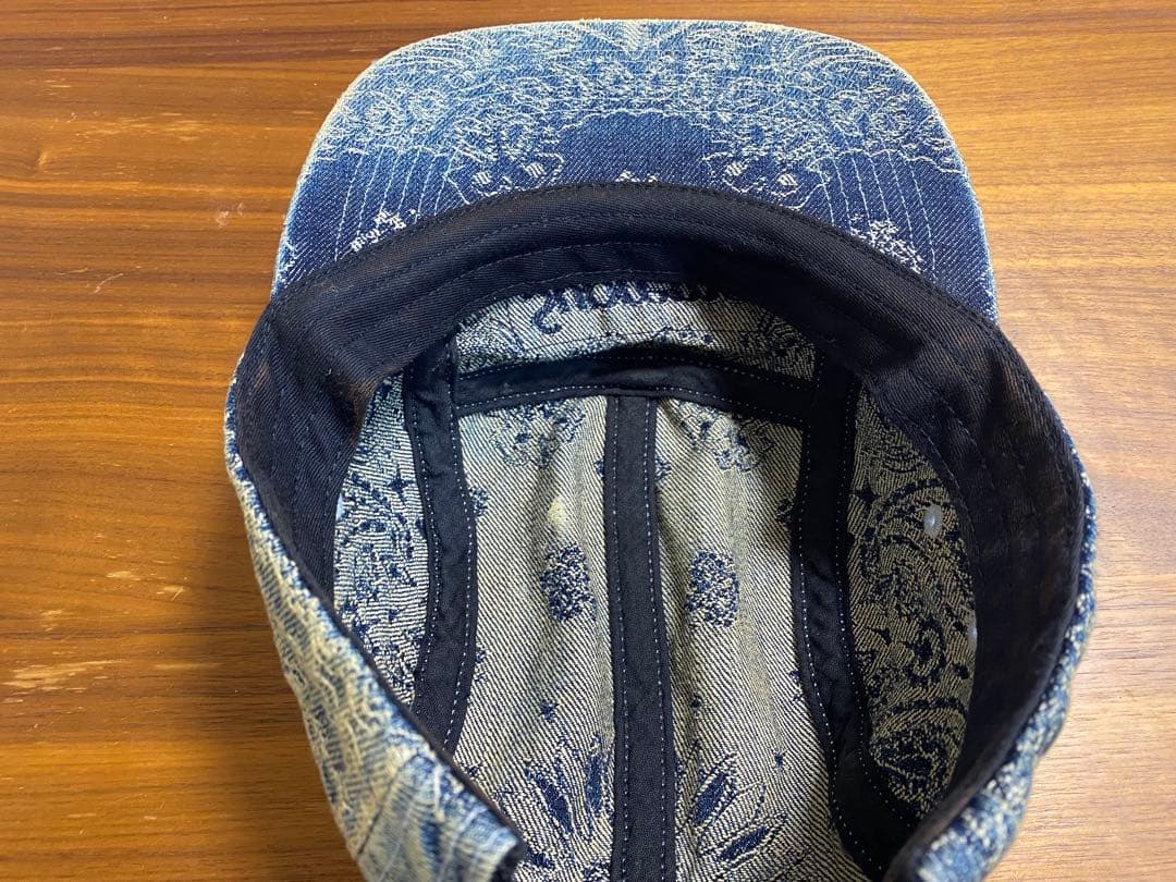 supreme Bandana Denim キャップ ペイズリー デニム