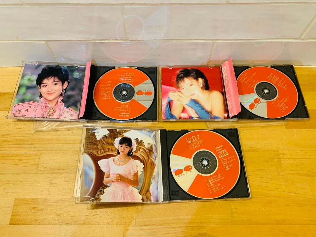 k0226-21★ディスク美品 CD 岡田有希子 帯付き含む まとめて5点