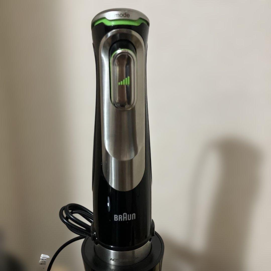 BRAUN デロンギジャパン ハンドブレンダー ブラック 多機能