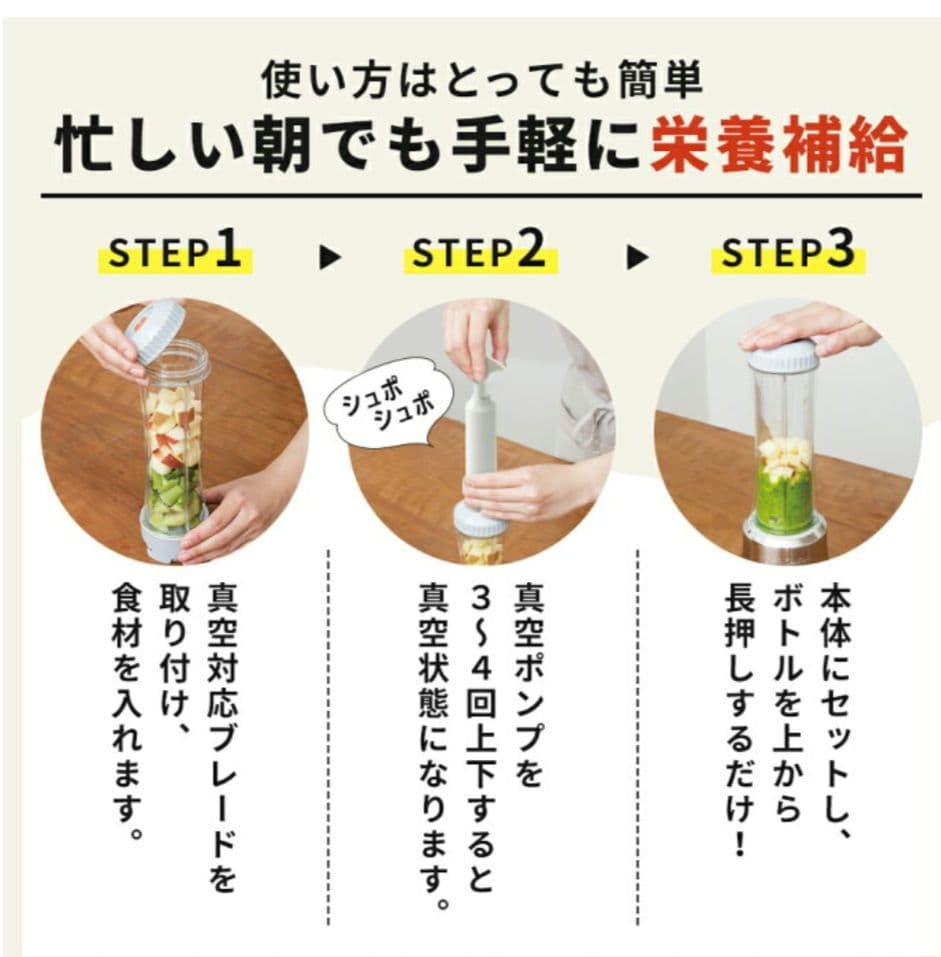 ジューサーセット ドクタースムージー アサヒ 1台3役が嬉しい☆