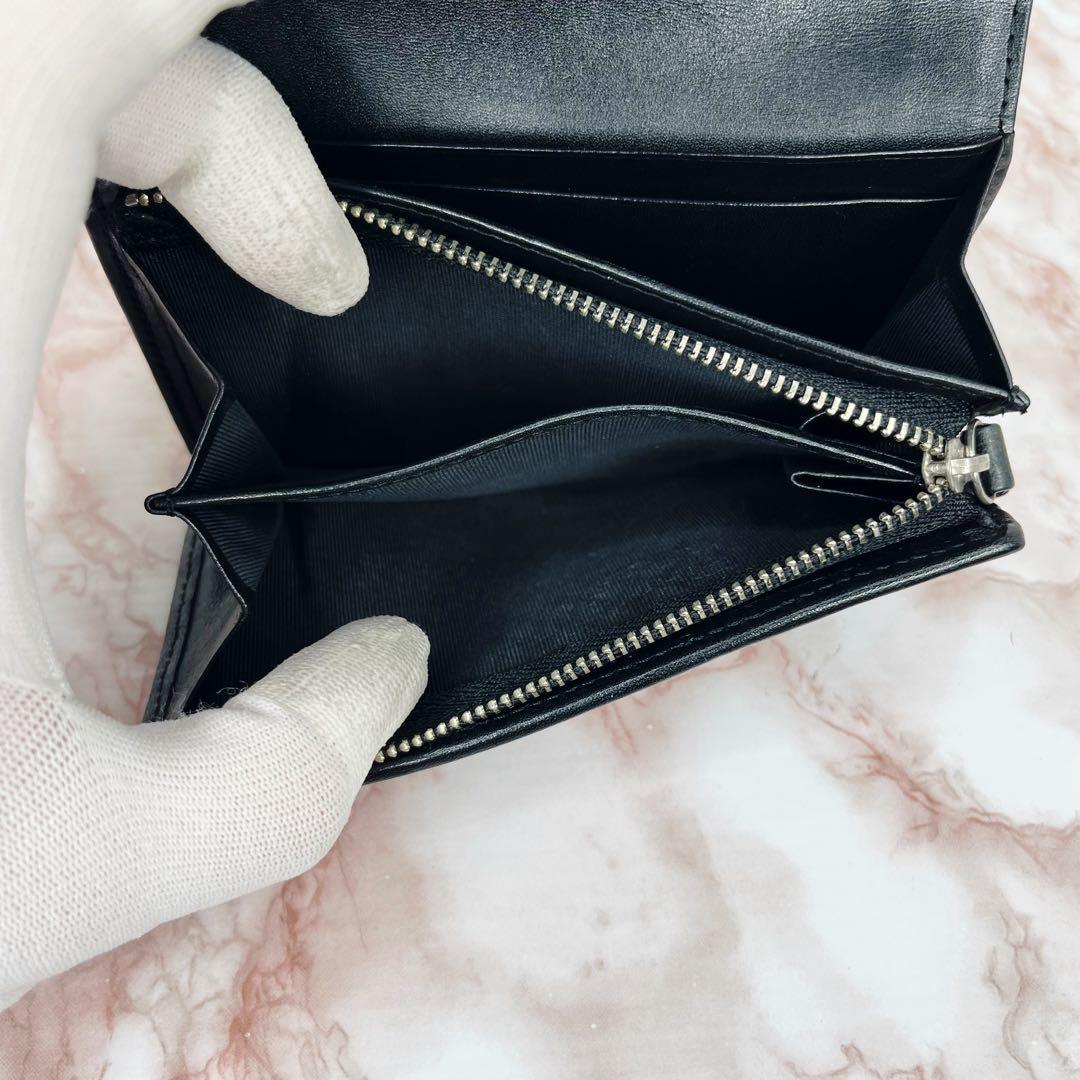 25【極美品】agnès b. アニエス・ベー　 二つ折り財布　折り財布