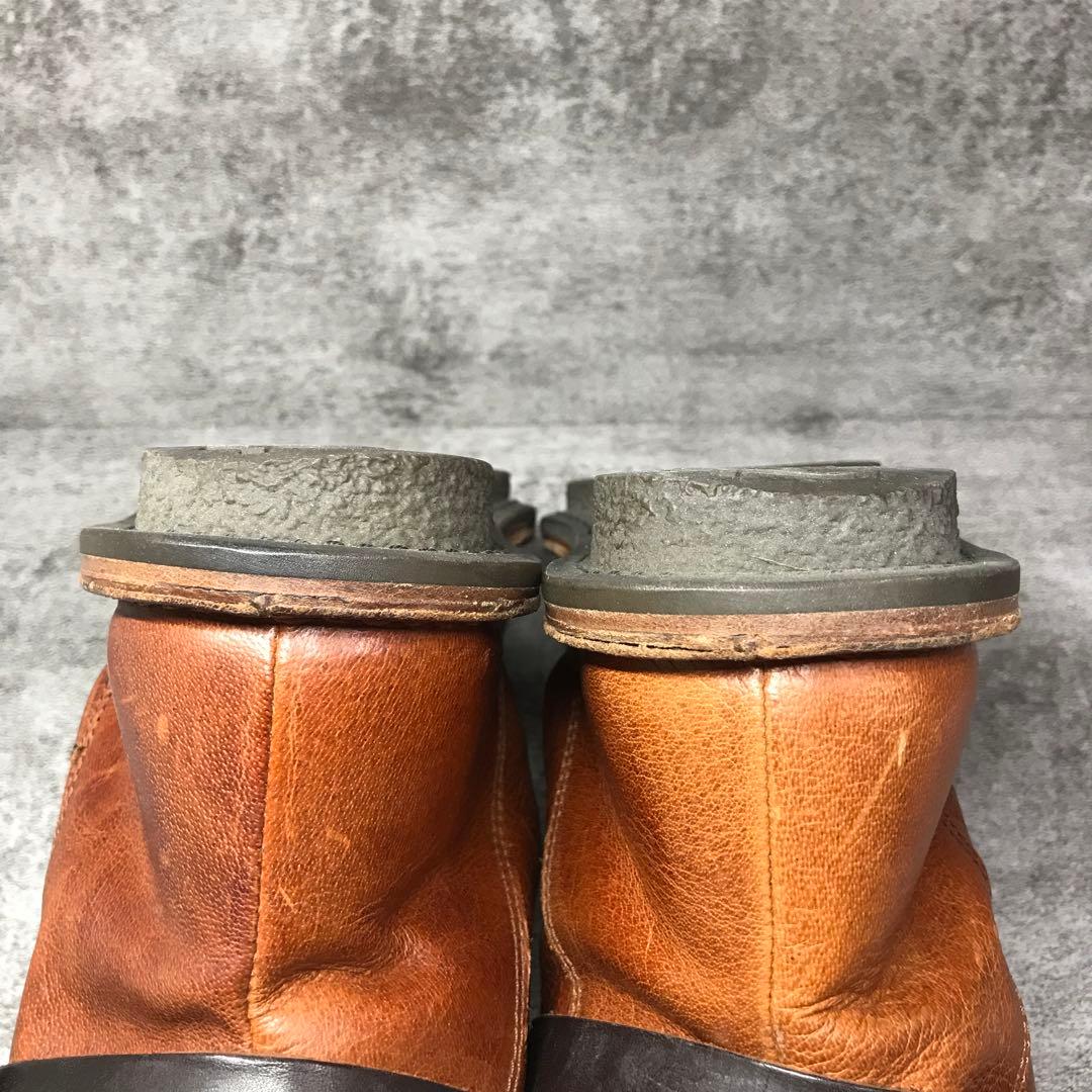 【定番人気】トリッペン bomb ボム 牛革 レザーショートブーツ 茶 38