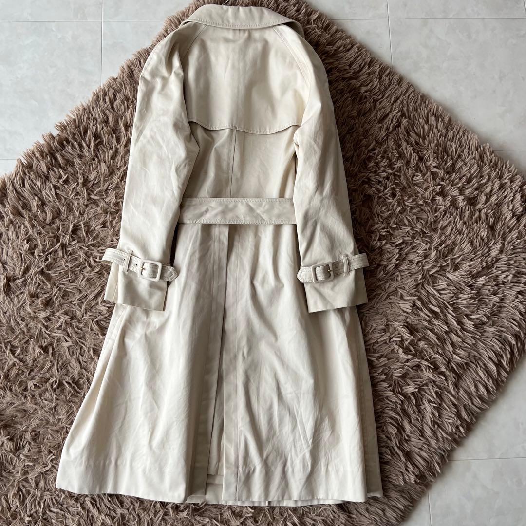 J&M DAVIDSON トレンチコート ベルト　ベージュ　サイズ8 コットン