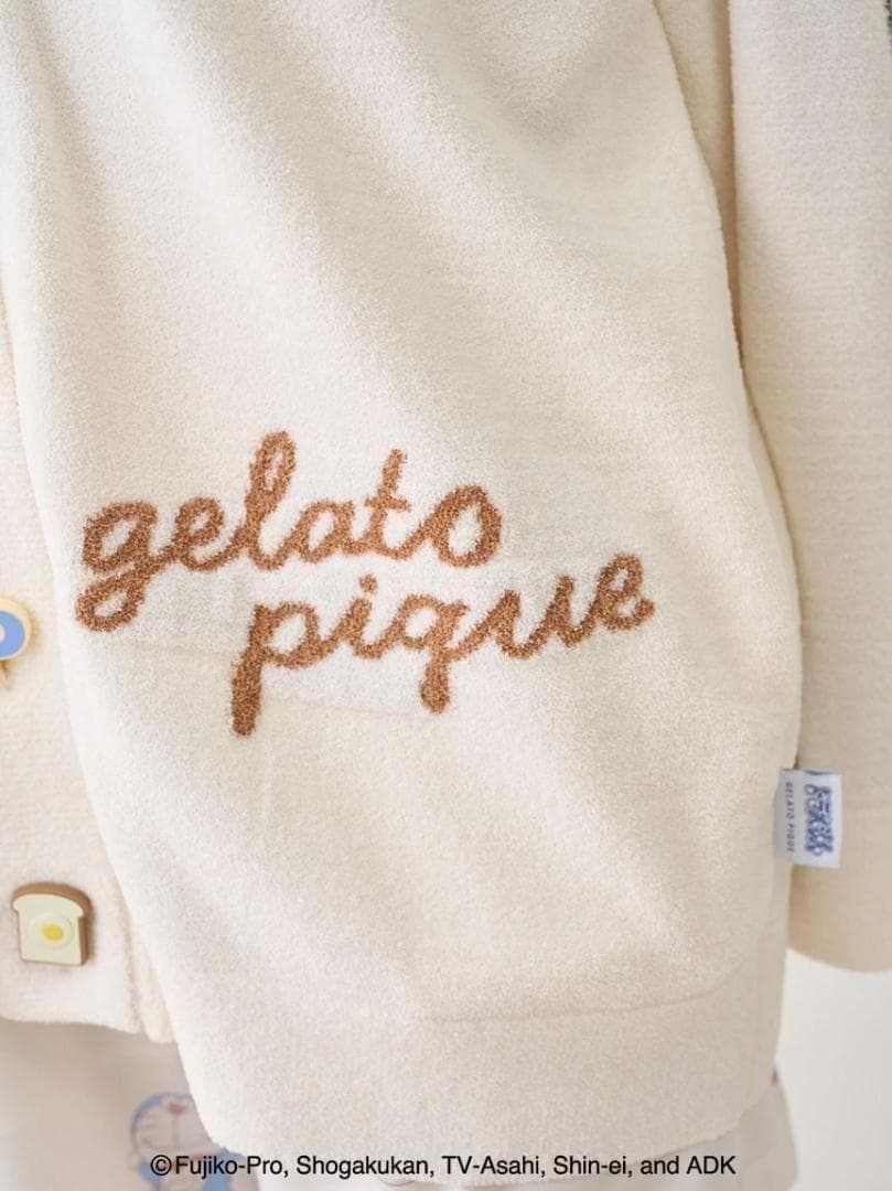 お*ち様 【新品】gelato pique おはようおやすみカーディガン OWH