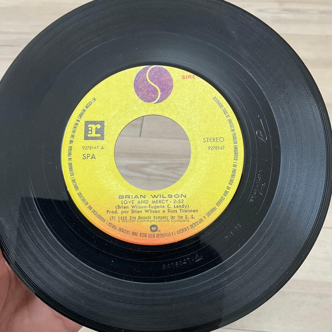 ブライアンウィルソンLove and Mercy 7インチシングル　レコード