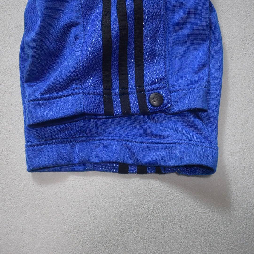 希少✨90s adidas フロッキー サイドスナップ トラックパンツXLブルー