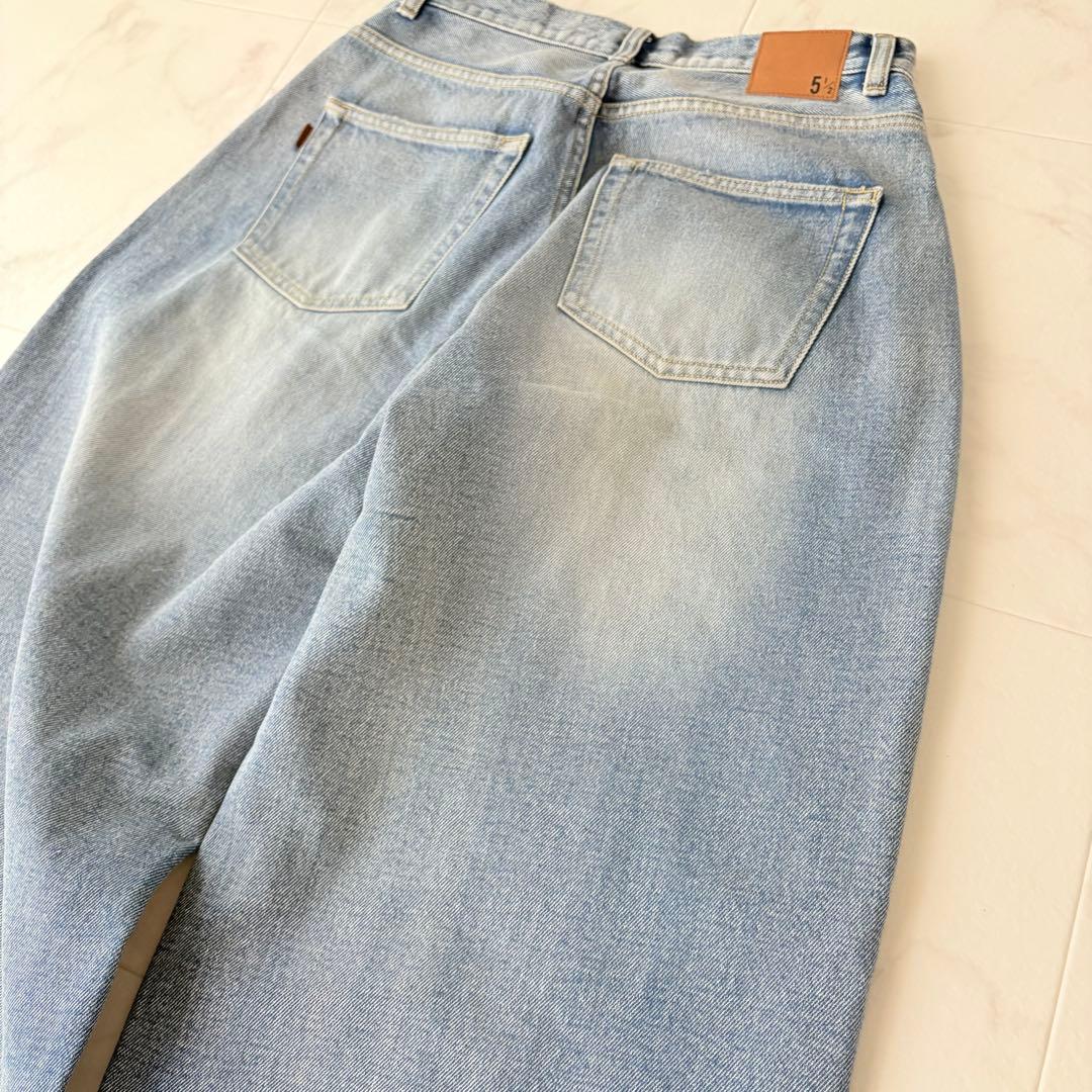 《スピックアンドスパン》5 1/2 TUCKBARREL DENIM 27