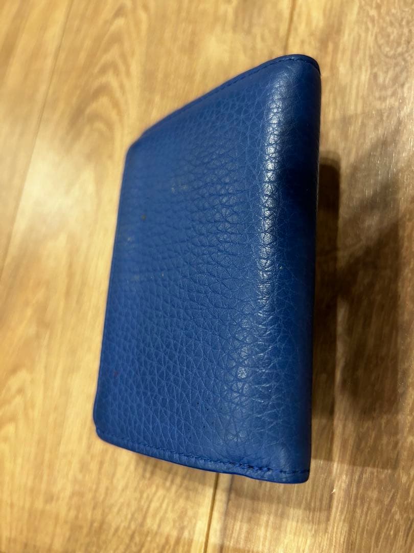 Mulberry ネイビー 三つ折り財布