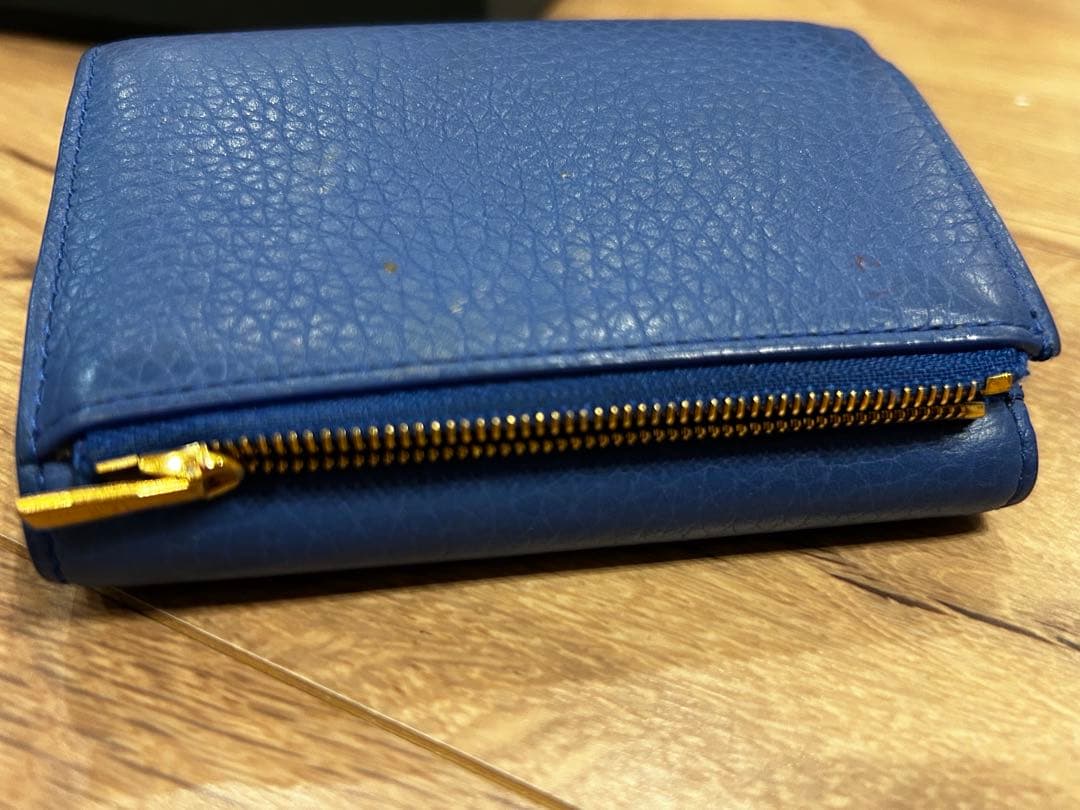 Mulberry ネイビー 三つ折り財布