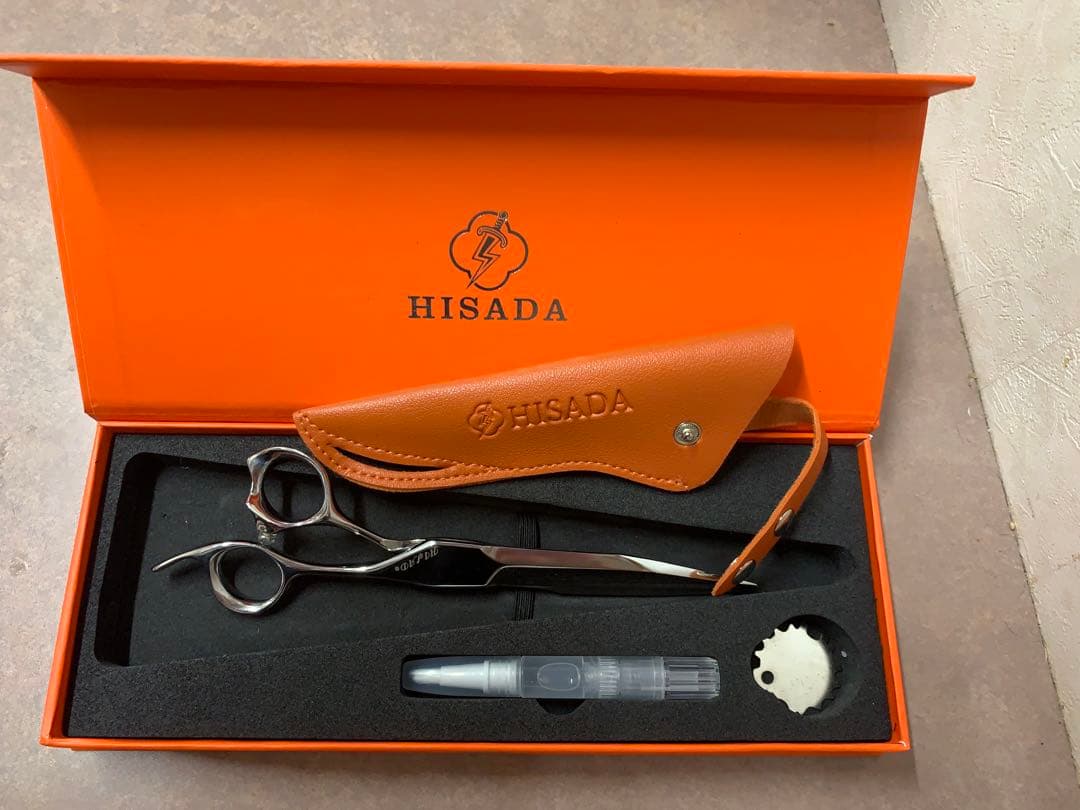 HISADA VG10 シザー 7.０インチ レザーケース付き