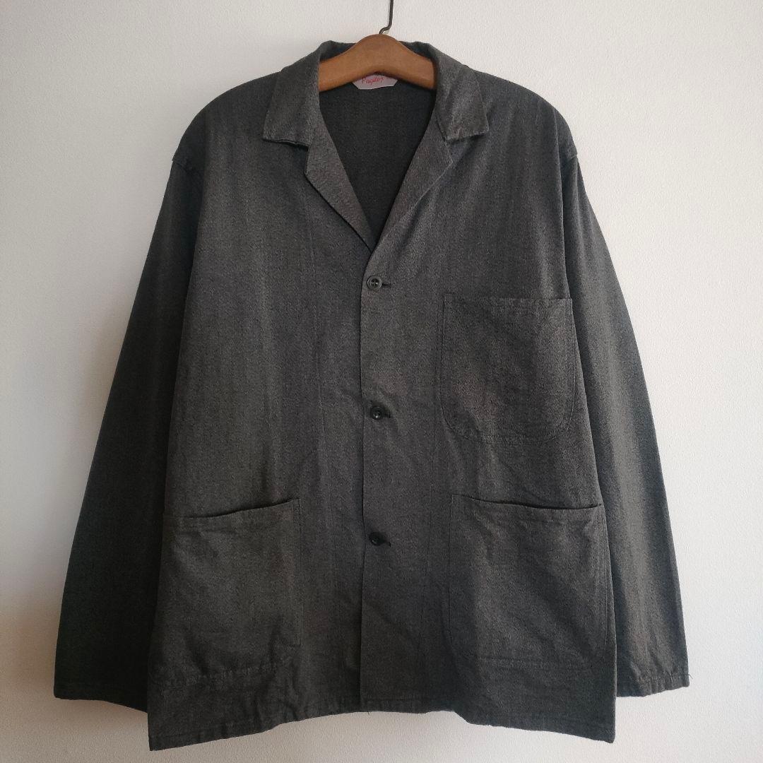 ジャケット・アウター 1970s Pagitex black chambray work jacket