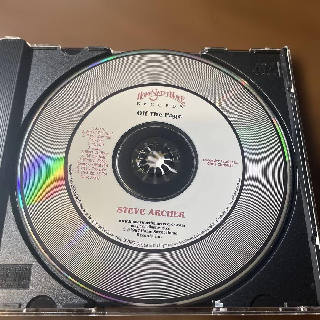 AOR CD スティーヴ・アーチャー/Off The Page CD
