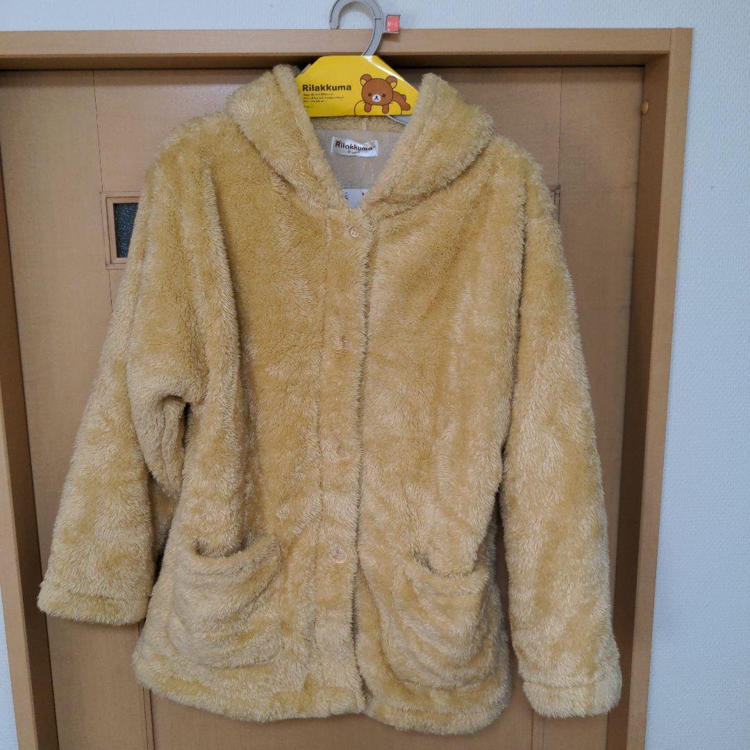 コリラックマ フード付きルームウェア M-L ベージュ