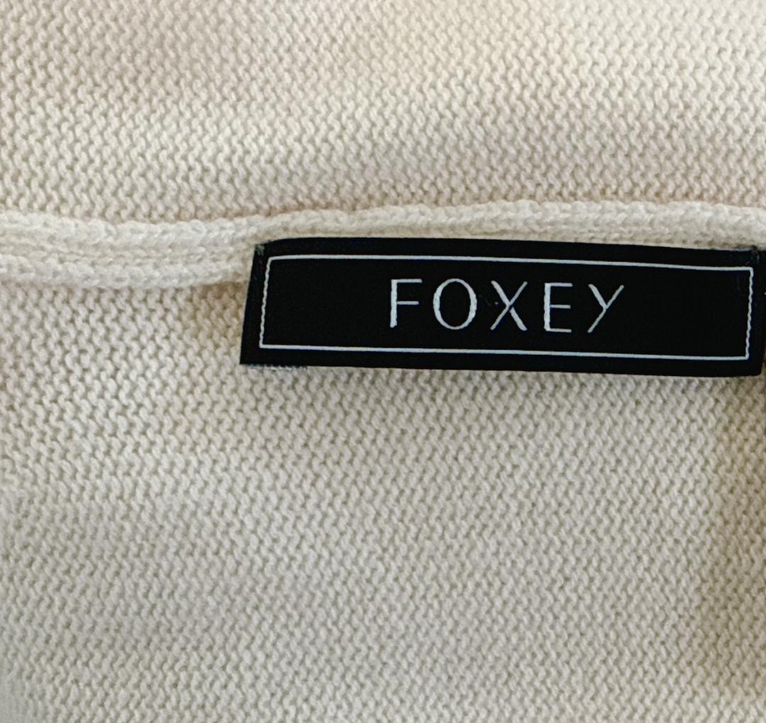 極美品★FOXEY/フォクシー カーディガン レモネード カシミヤ素材40