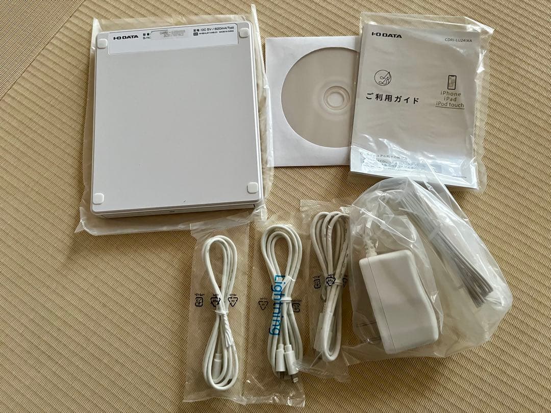【新品•未使用】I-O DATA CDレコ スマートフォン用CDリーダー