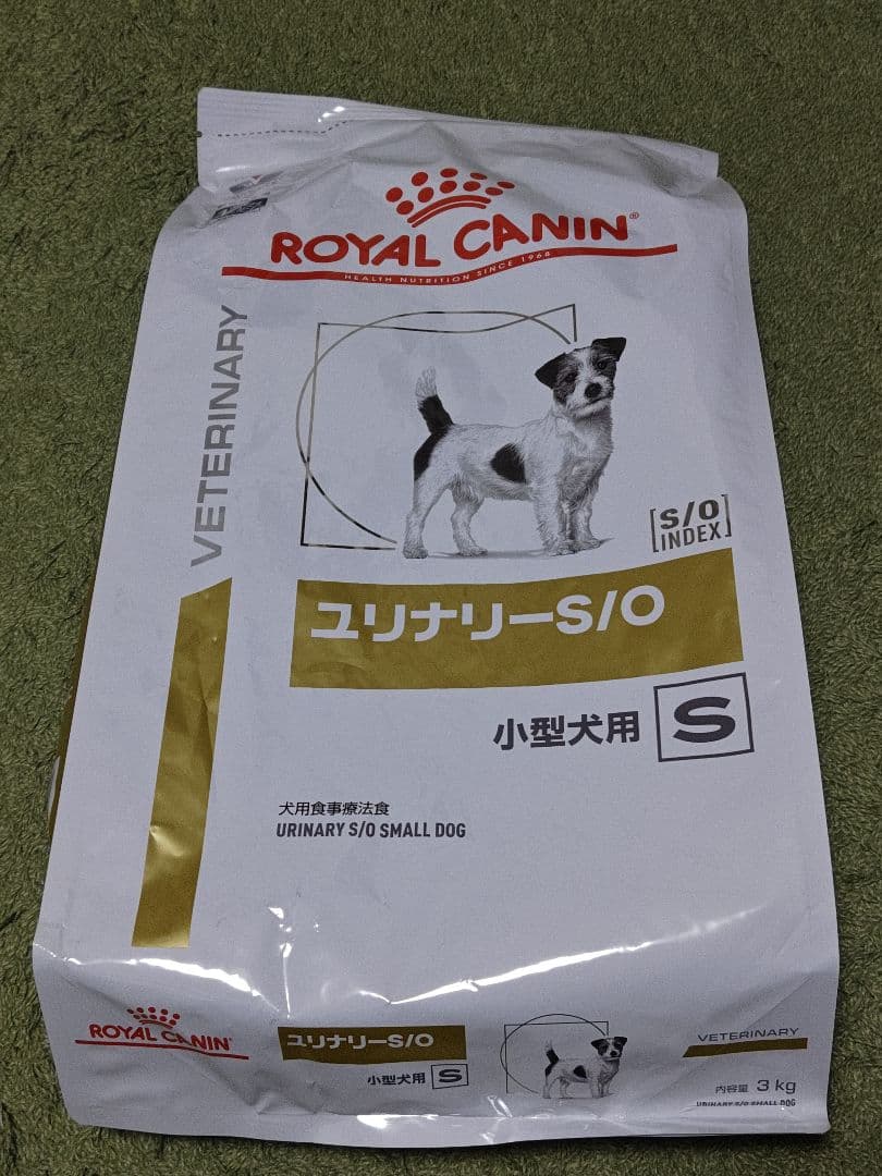  CANIN ユリナリー-S/O 3kg 小型犬用