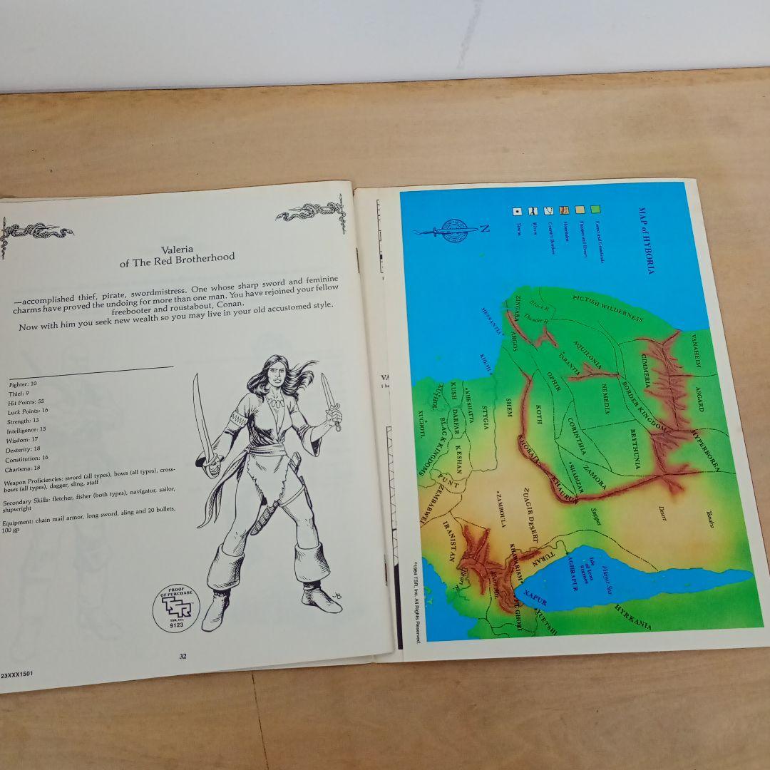 【信】TRPG 洋書 ダンジョンズ&ドラゴンズ CONAN UNCHAIND