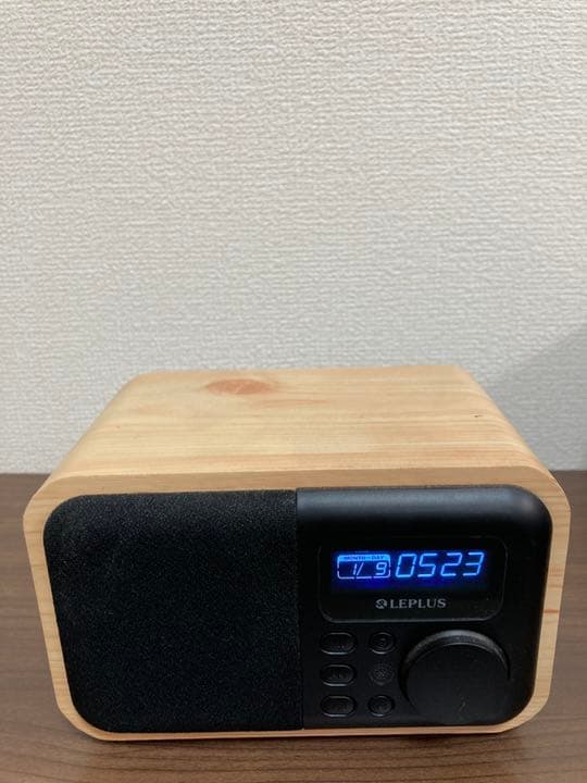 レトロラジオ、レトロスピーカー×2個セット　LEPLUS