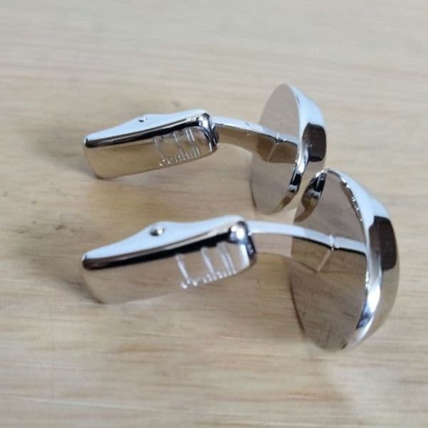 お値下げ　ダンヒル カフス カフリンクス　シルバー グレー　メンズ