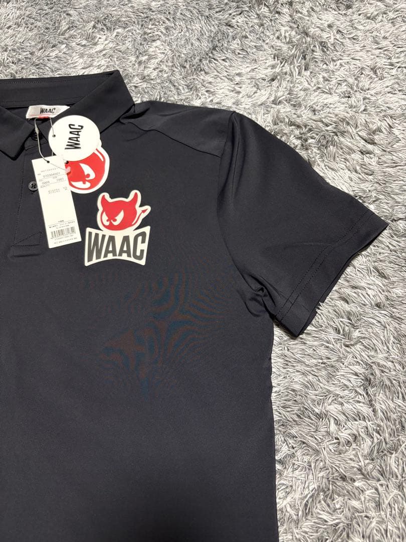 【新品】WAAC ポロシャツ 黒