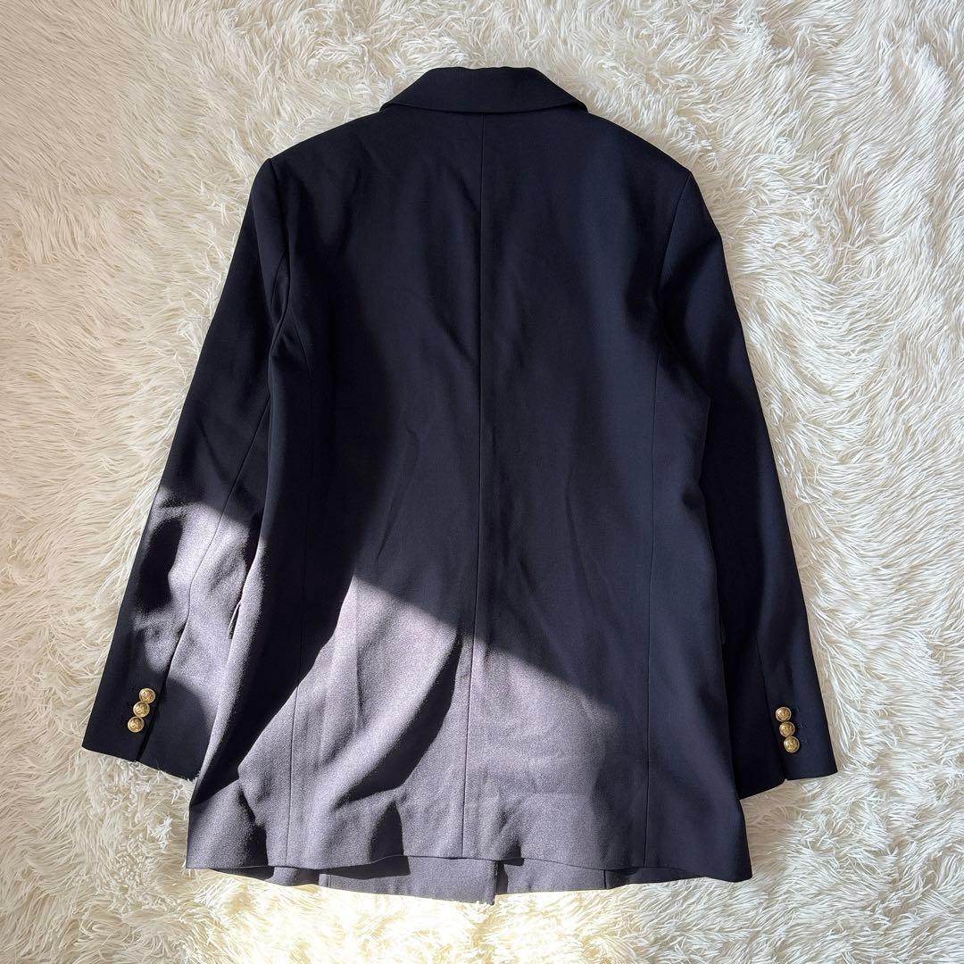 美品✨PLST ダブルジャケット 金ボタン 紺ブレザー ジャケット ネイビーL