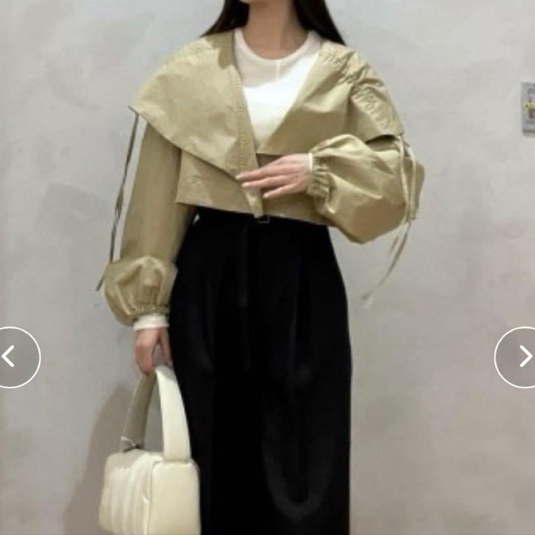 【美品】STYLEMIXER スタイルミキサー　ビックフード　ショートジャケット