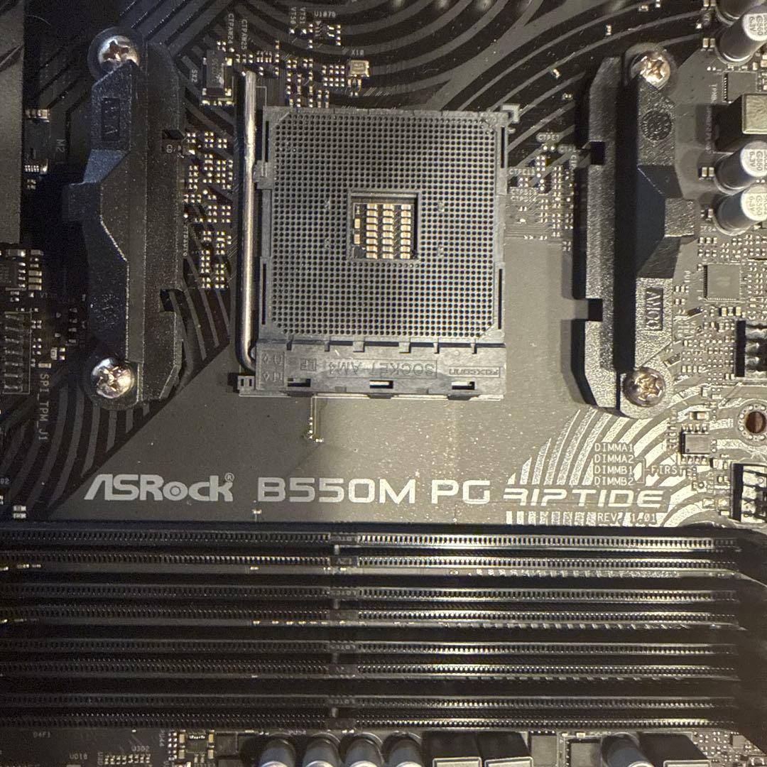 マザーボード ASRock B550M PG Riptide