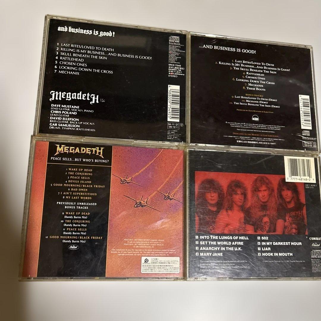 MEGADETH CD18枚＋DVD1枚 セット