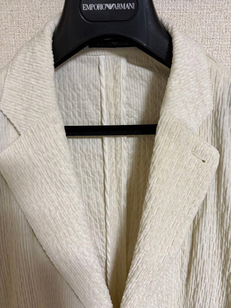 EMPORIO ARMANI アイボリー テーラードジャケット美品