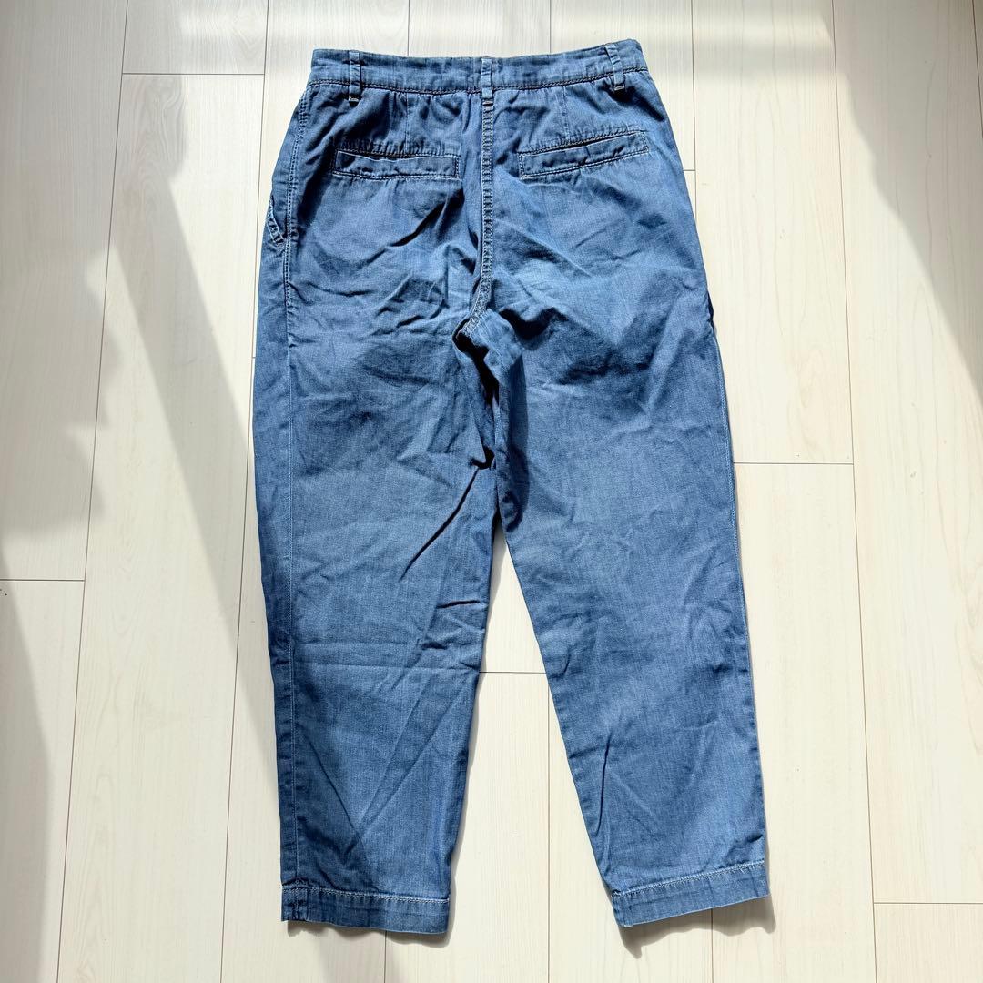 美品✨ブルネロクチネリ　シャンブレー デニムパンツ テーラード トラウザーズ